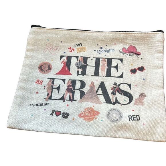 Taylor Swift Handbags - Taylor Swift canvas zip bag the eras tour